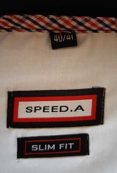 Koszula męska Speed.A Slim fit długi rękaw