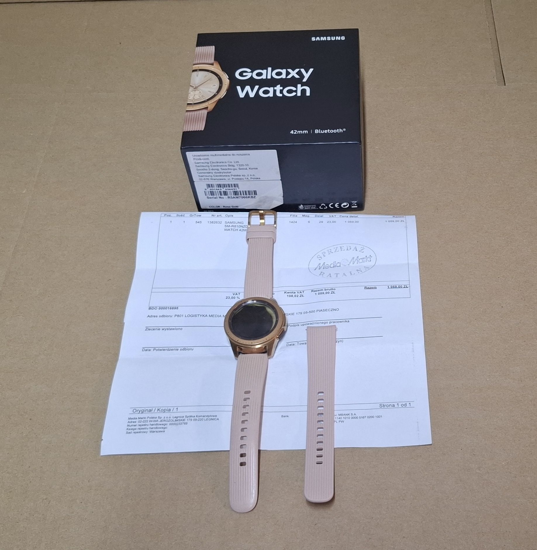 Zegarek Samsung Galaxy Watch Uszkodzony