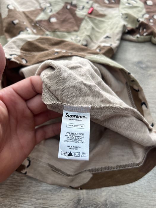 Футболка Supreme Announcing Tee Camo