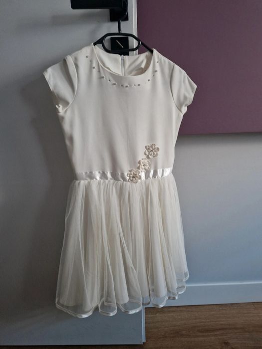 Sukienka Komunijna na Komunie na impreze dla dziewczynki rozm. 152 ecr