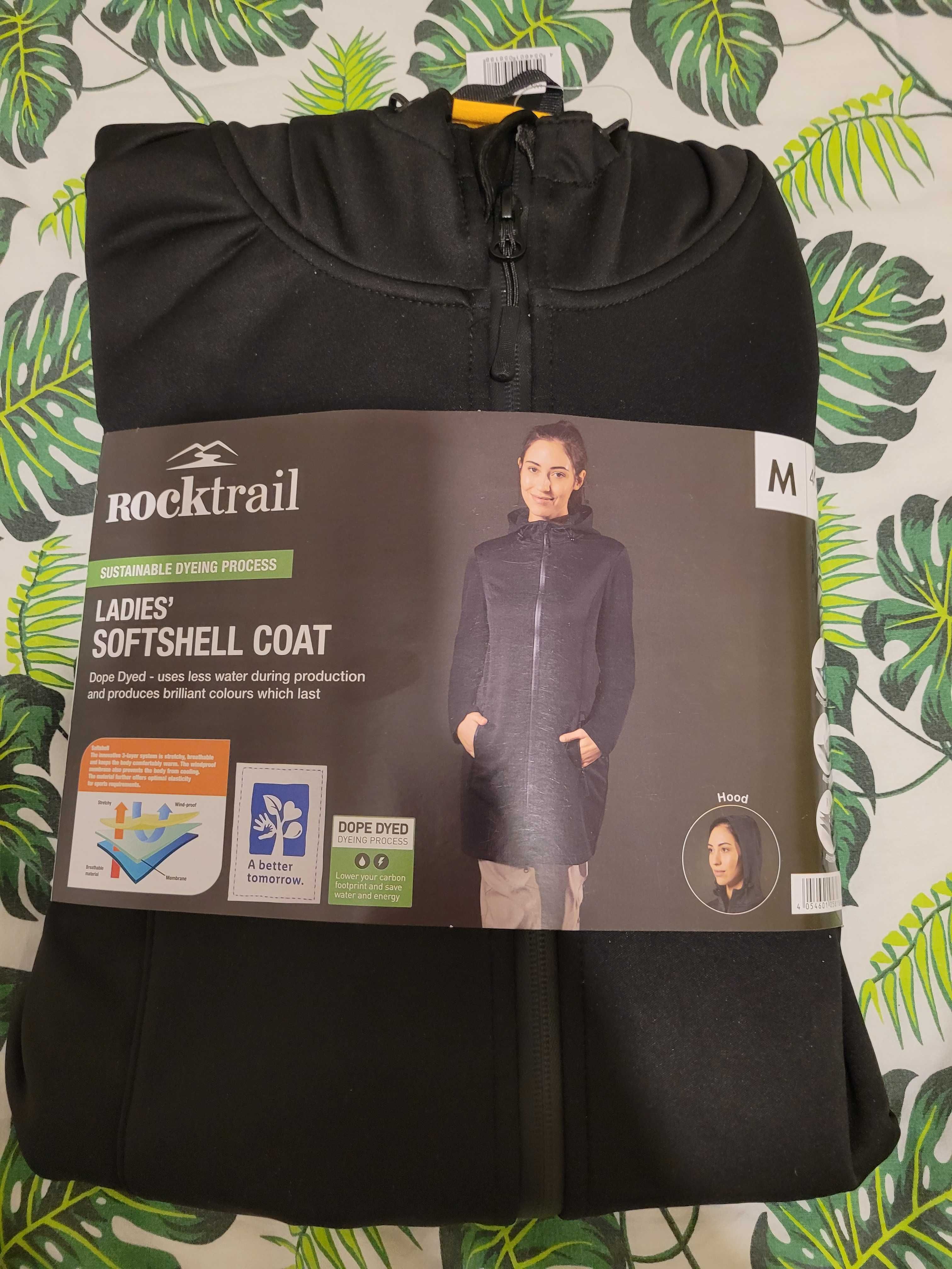 Płaszcz damski nowy softshell rozmiar M Rocktrail