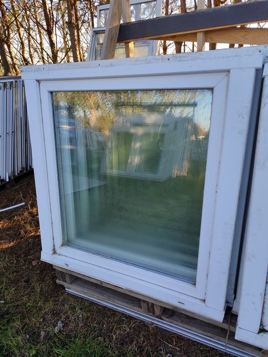 Okno pcv 104 x 108 używane 100 x 110