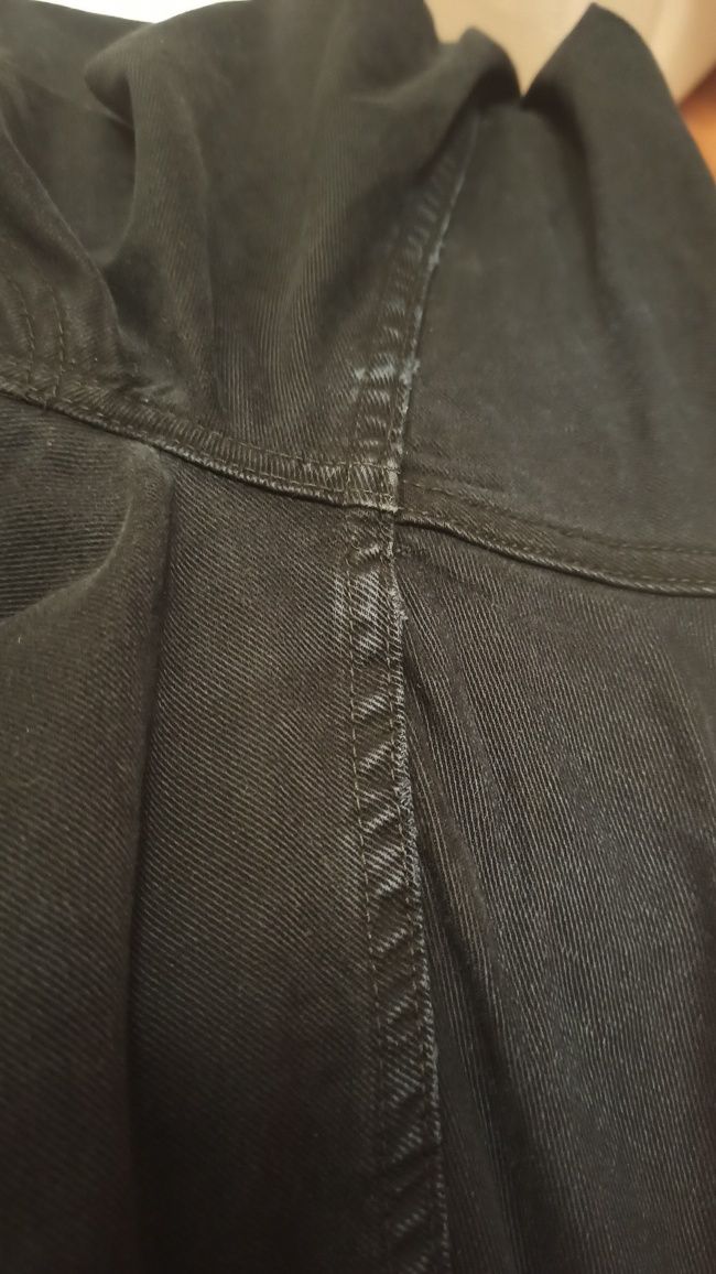 Sg Czarne jeansy męskie XXL duże czarne spodnie XXL , dżinsy XXL