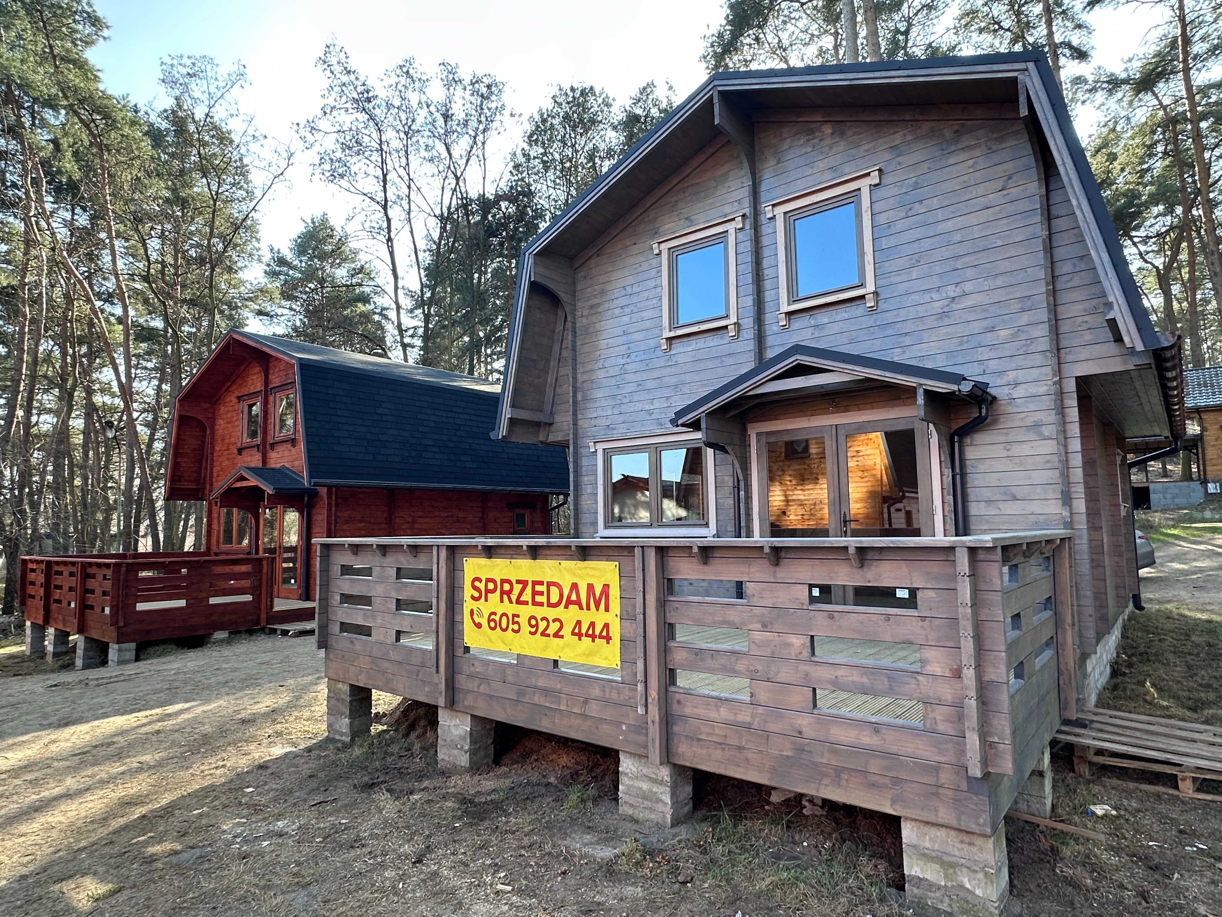 Domek letniskowy domek drewniany domek nad Jeziorem Zbąszyńskim