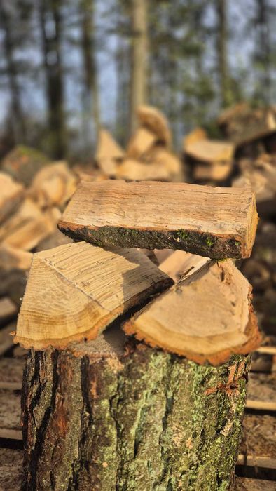 Drewno kominkowe opałowe DĄB pocięty i połupany PROMOCJA !!!