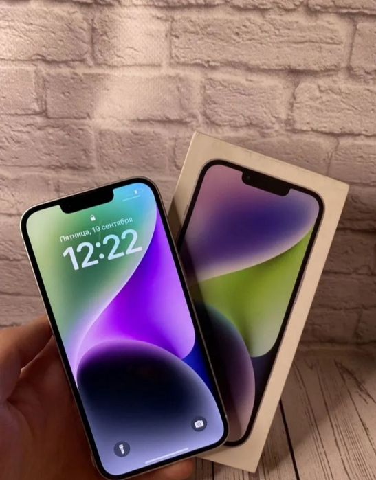 iPhone 14 | Рабочий Фейсайди, | 128гб| Батарея заводская