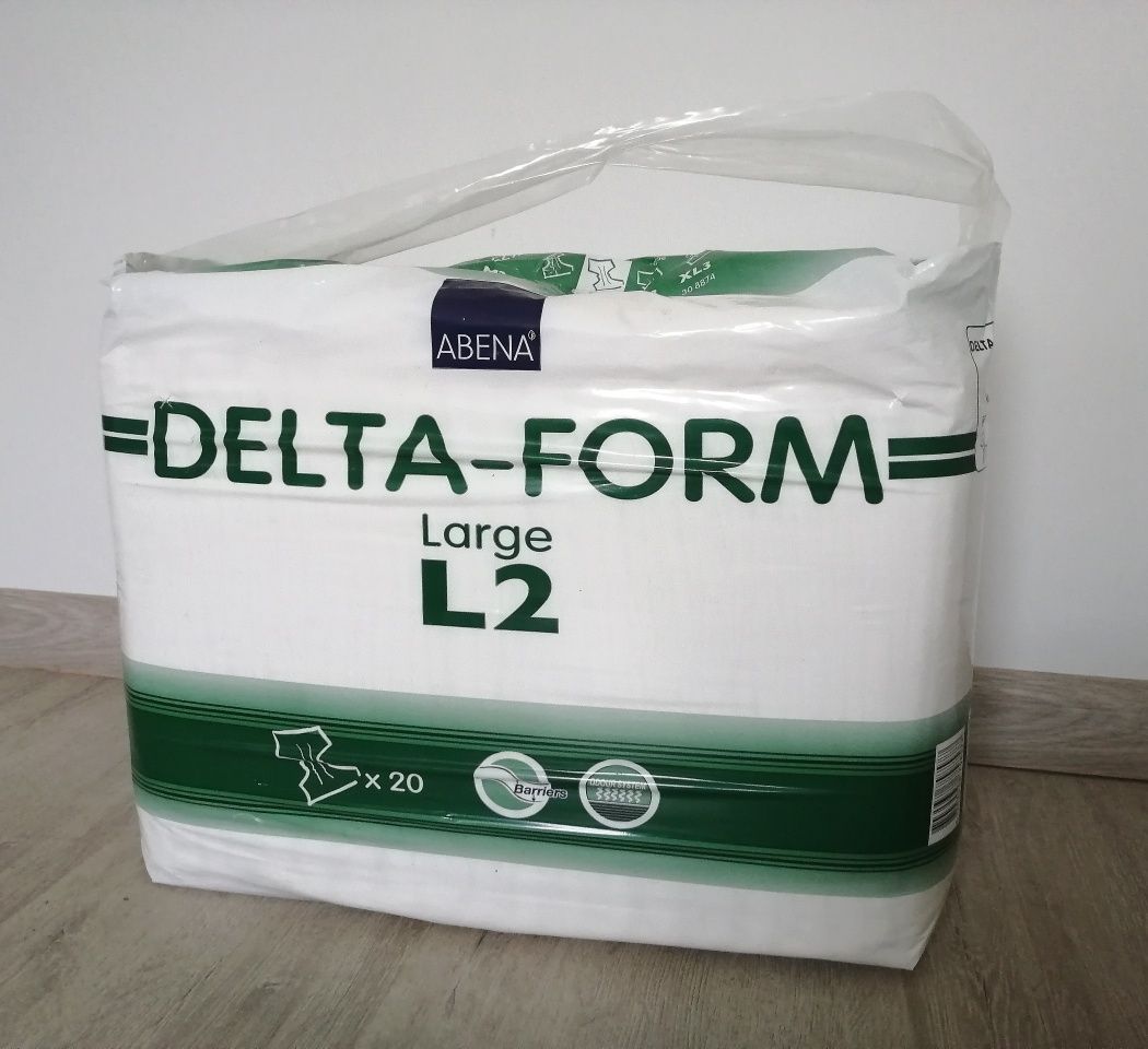 DELTA-FORM Large L2 Pieluchomajtki dla dorosłych, 20 sztuk