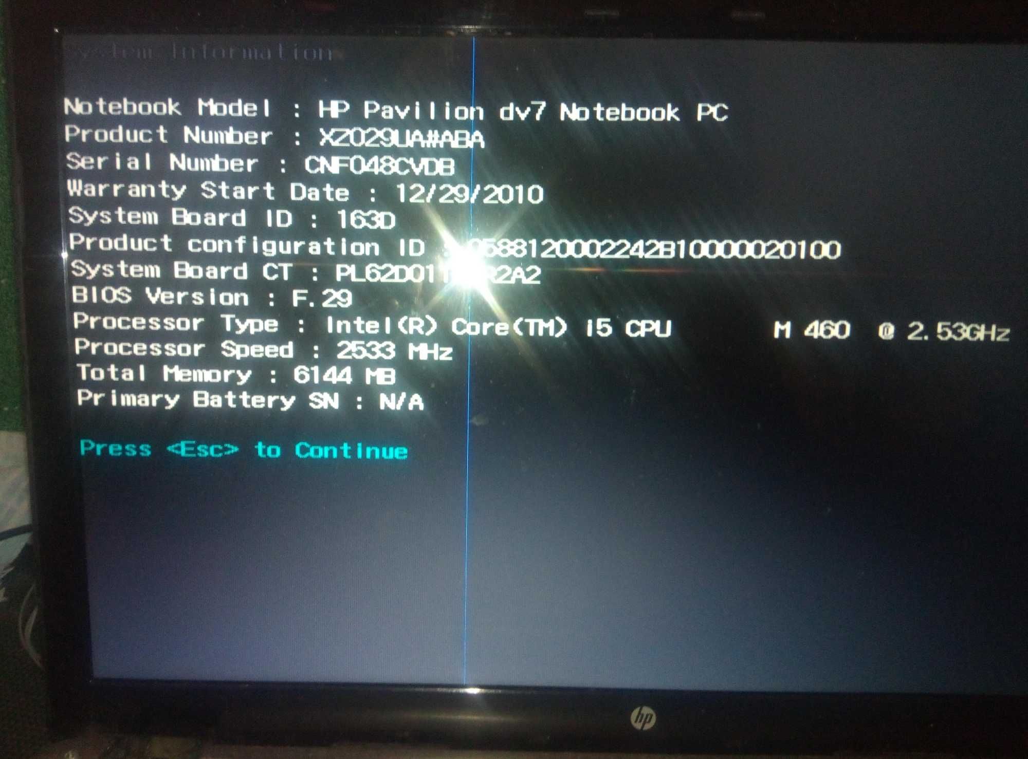 HP Pavilion dv7 Notebook PC