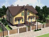 Акція Цегляний газифікований дуплекс з ділянкою 2 сотки