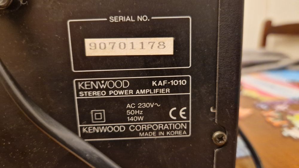 Amplificador Kenwood KAF-1010 – Potência e Pureza Sonora!