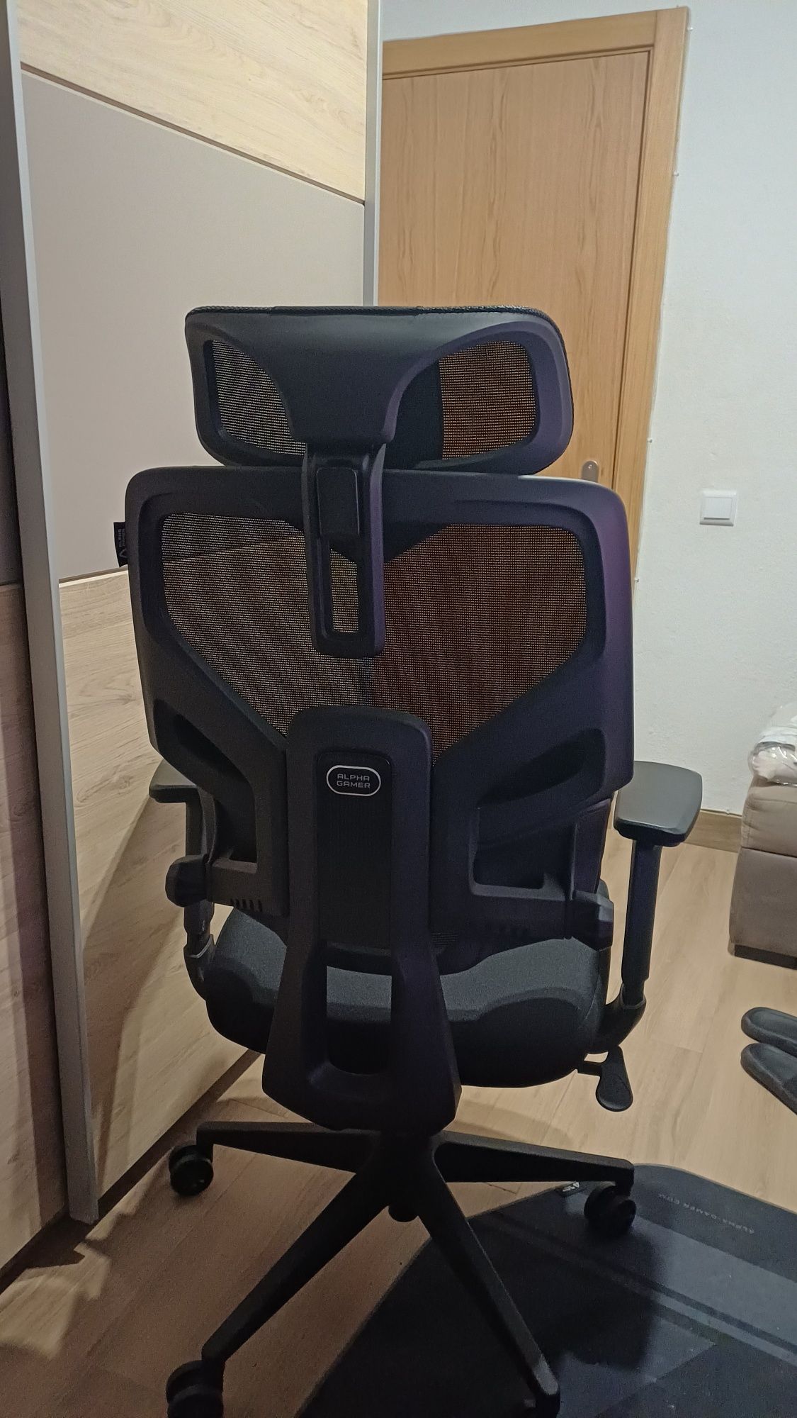 Cadeira de Escritório Ergonómica Alpha Gamer Iris Preta