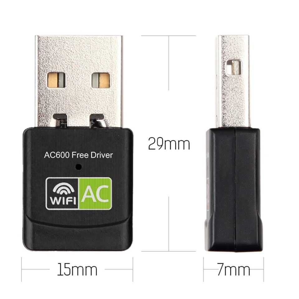 USB Wi-Fi адаптер 802.11AC / дводіапазонний (2,4G/5G)