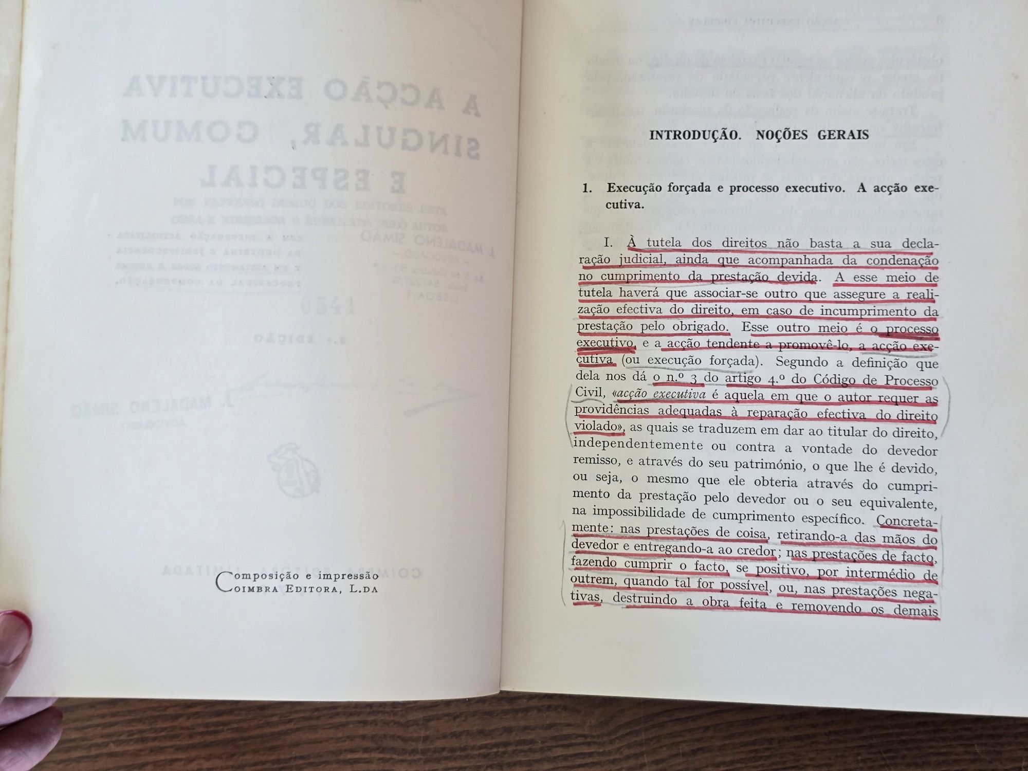 Livros jurídicos - Direito 1 = 5€ / 10 = 40€