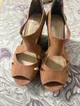 Sapatos Salto Alto Bershka Castanhos