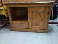 Komoda rtv z drewna sosnowego