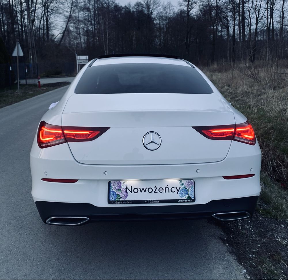 Nowy Przepiękny Biały Mercedes do Ślubu Wesele Auto Limuzyna Wynajem