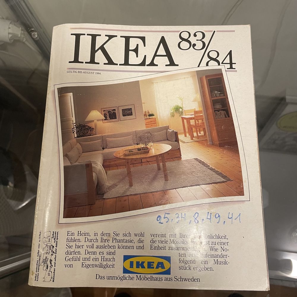 Ikea katalog  1983 i 1984 stary