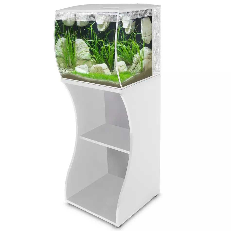 Zestaw akwarium Fluval Flex, biały, 57 l.