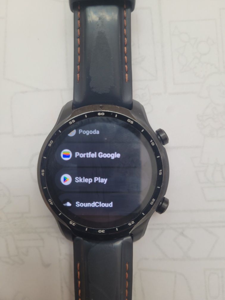 Zegarek z wearos google mobvoi tic watch pro gps