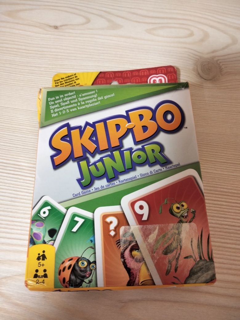 Настольная игра skipbo junior, игра Уно,карточная игра