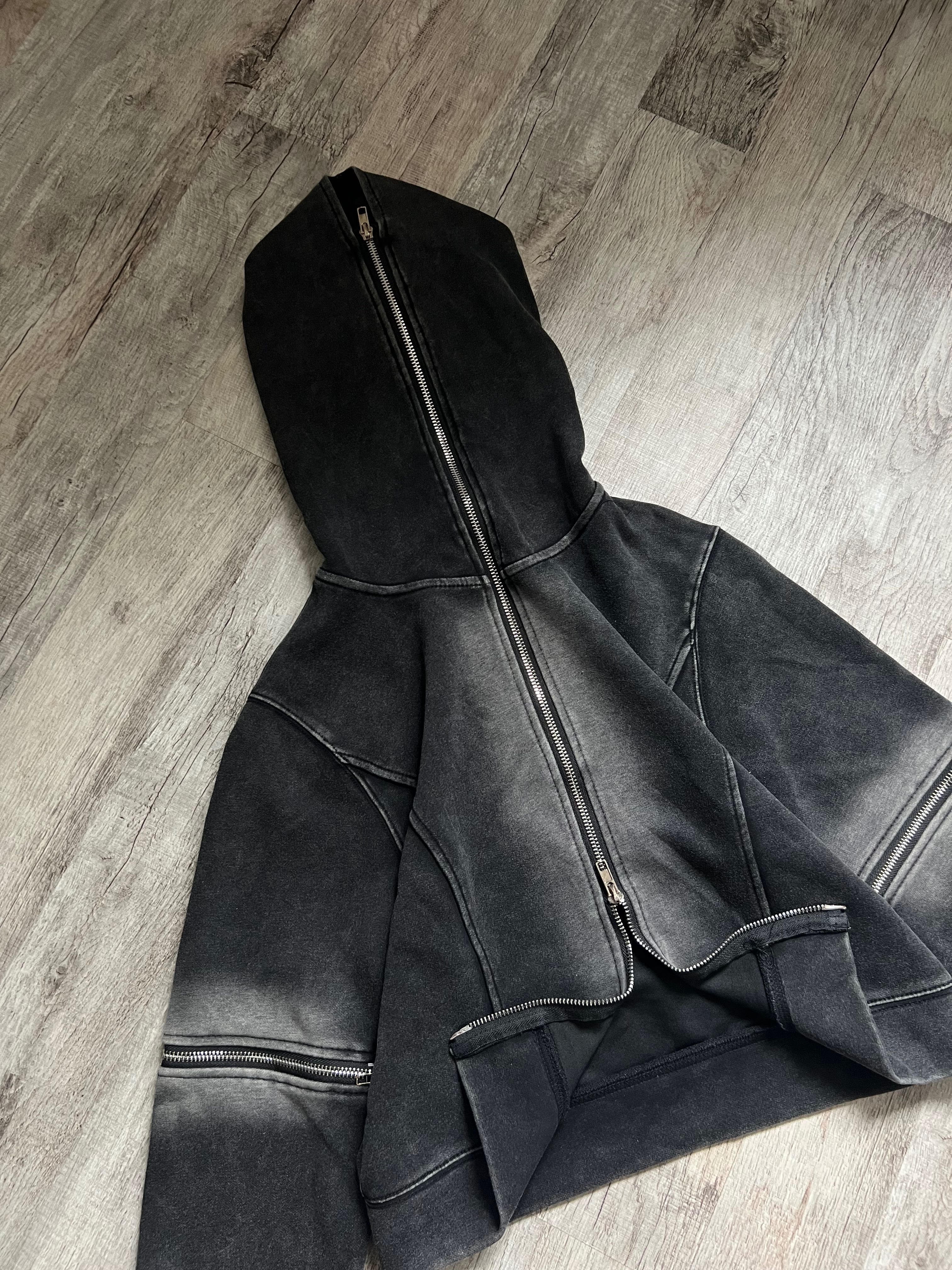 Зіп Худі Opium Full Zip Кофта Washed Jaded London Racer Опиум Y2K SK8