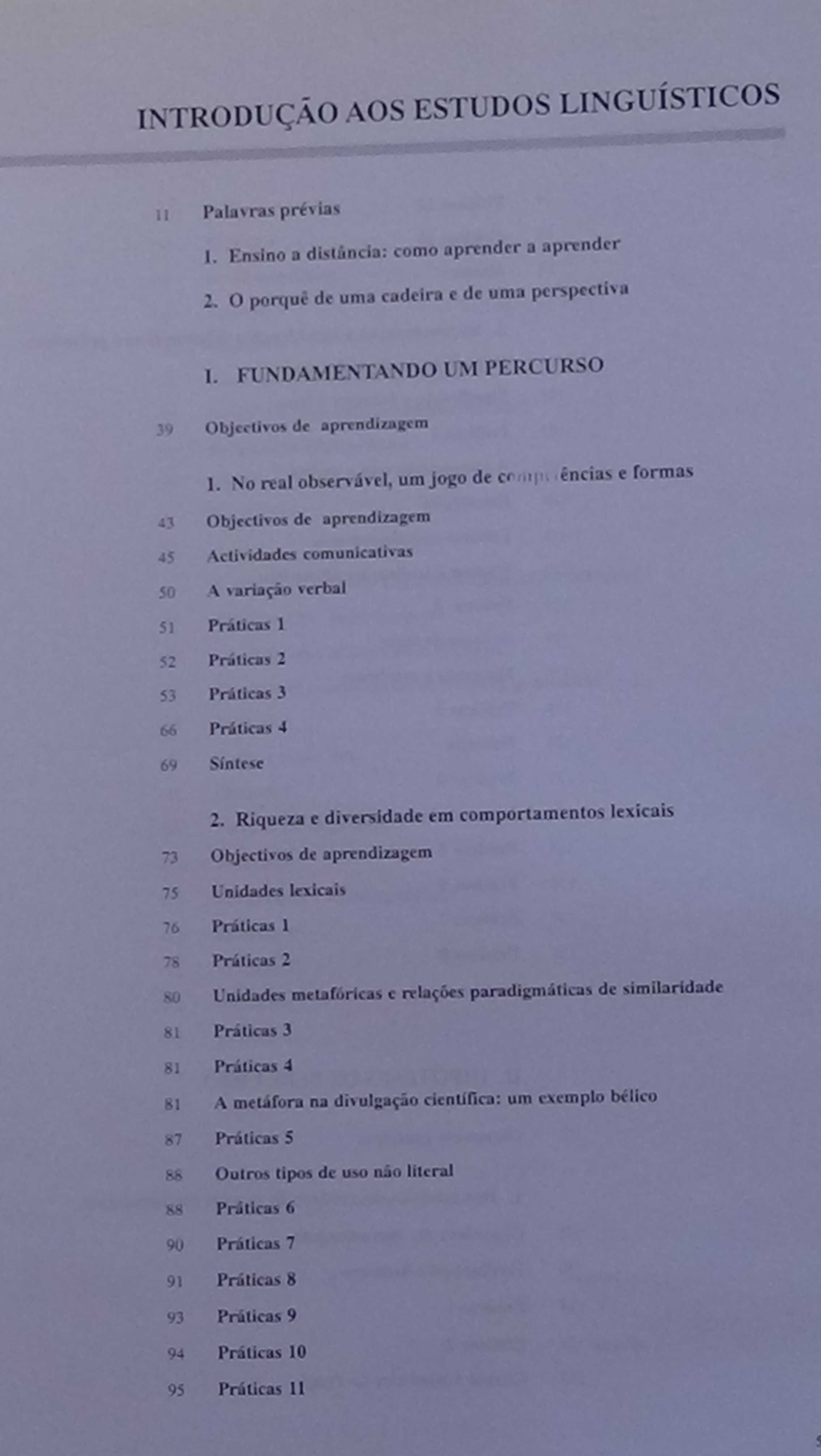 Introdução aos estudos linguísticos