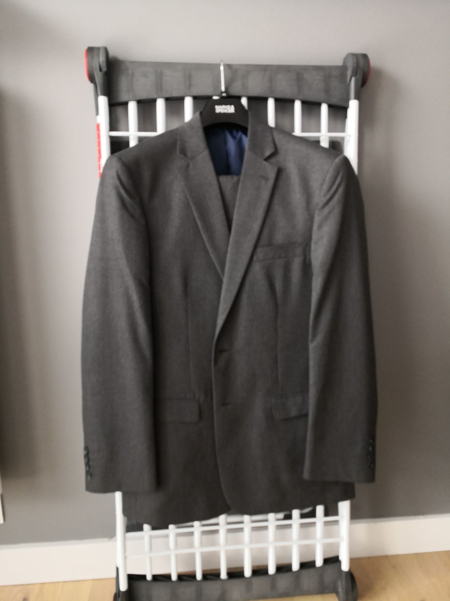 Garnitur MARKS & SPENCER szary 176/102/88 (styl Pawo, VISTULA, BYTOM).