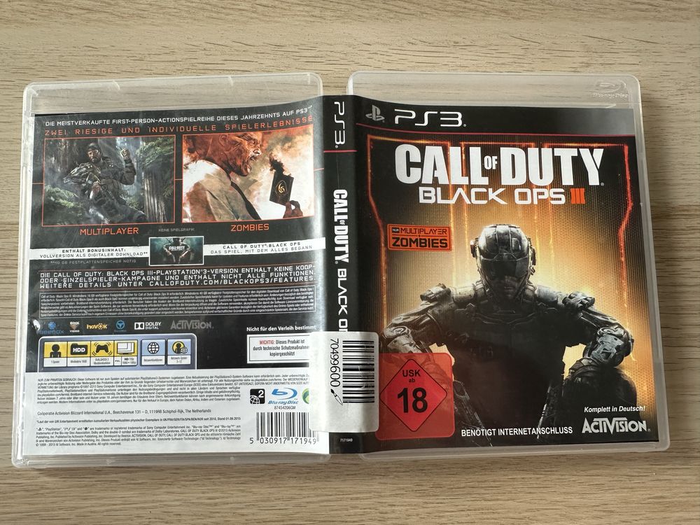 Call of Dury Black Ops 3 Playstation 3