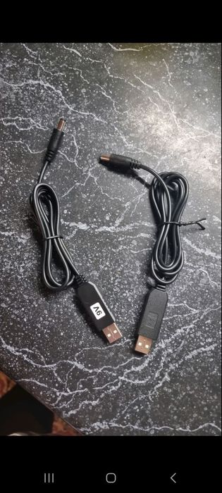 Кабель 9 вольт  або 12 вольт для роутера