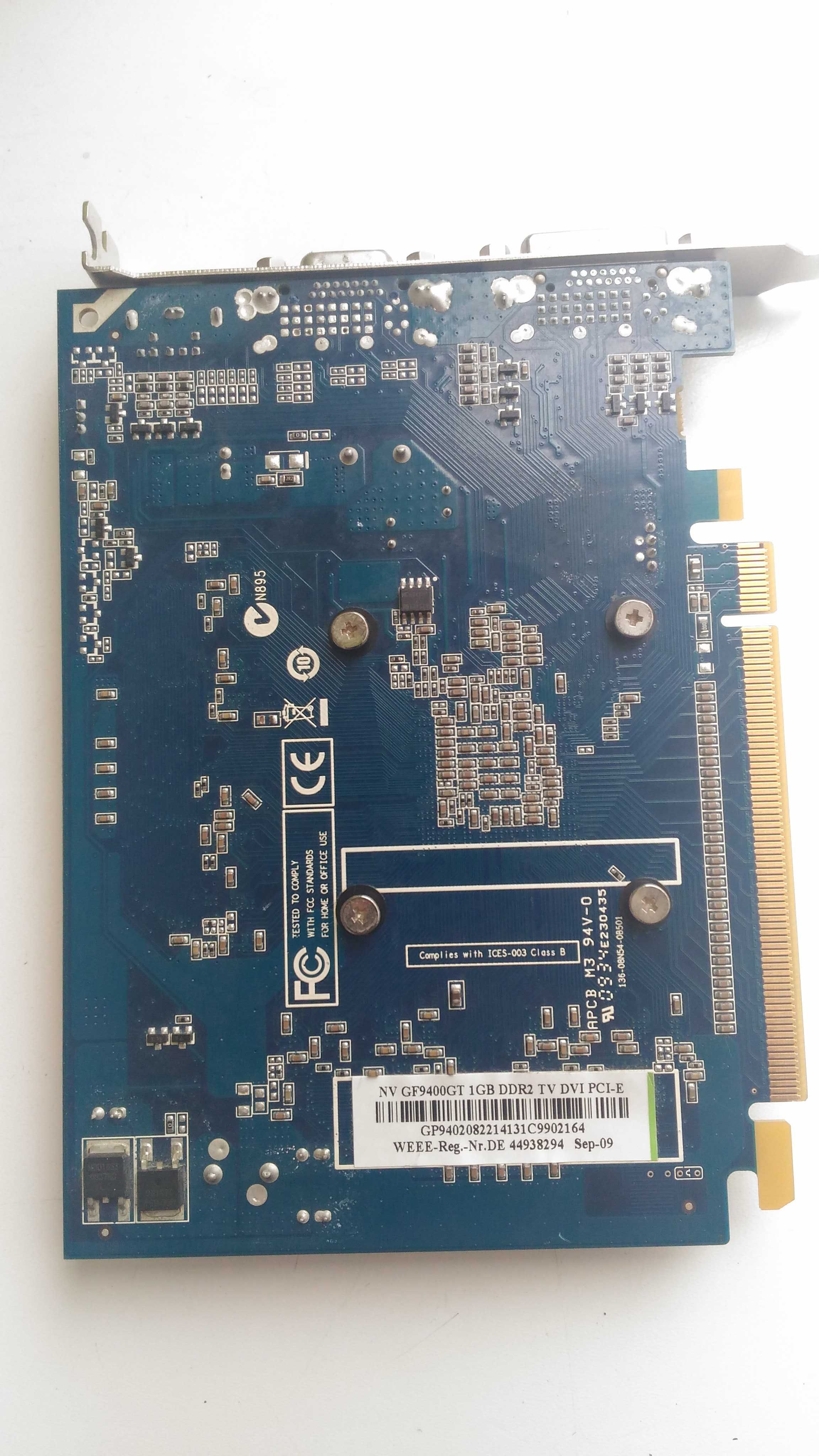 Видеокарта PCI-E NVIDIA GF 9400GT (1Gb/DDR2/128bit/HDMI/DVI/VGA