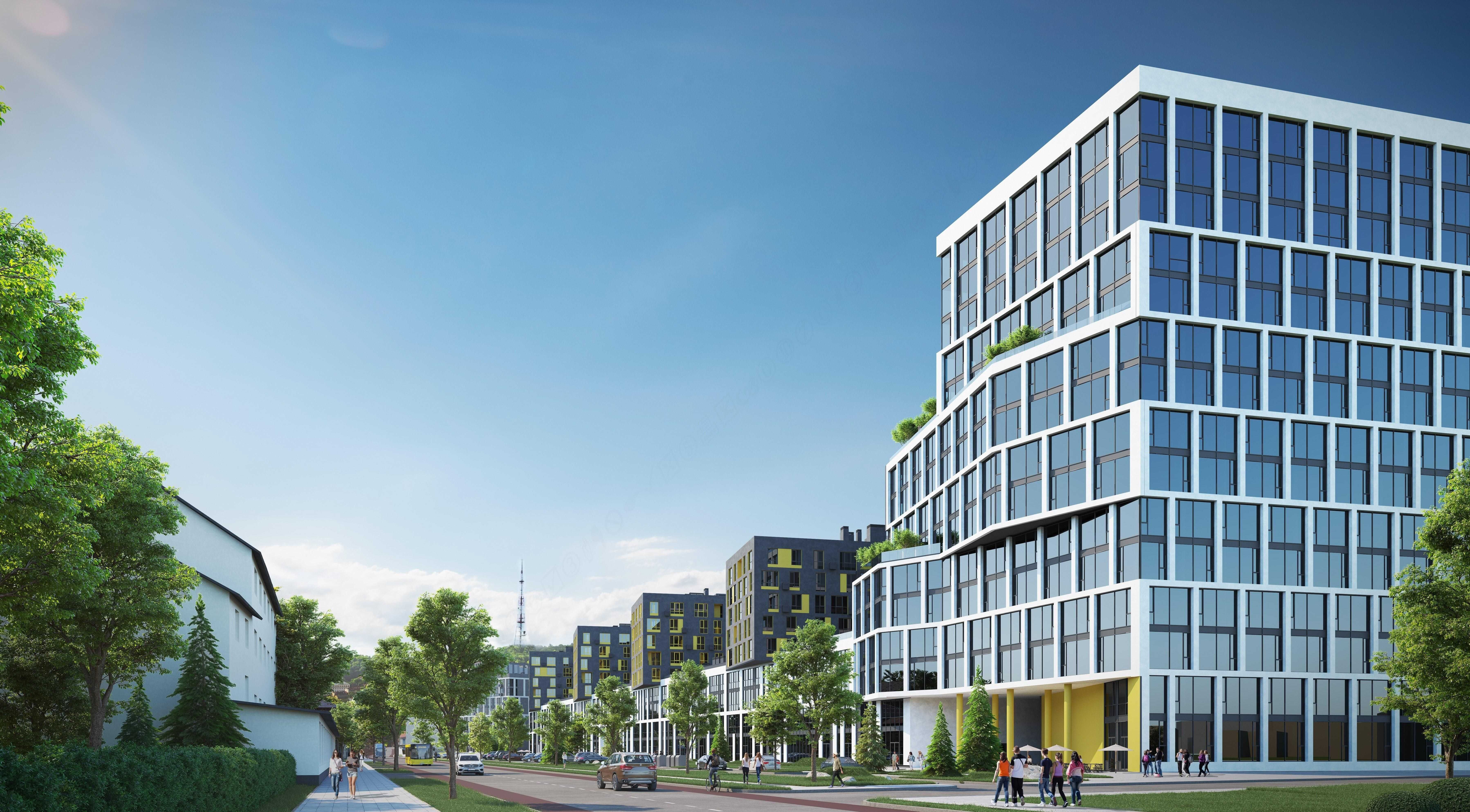 Квартира 1 кімн. 37.2 кв.м від РІЕЛ. Перший внесок 30%