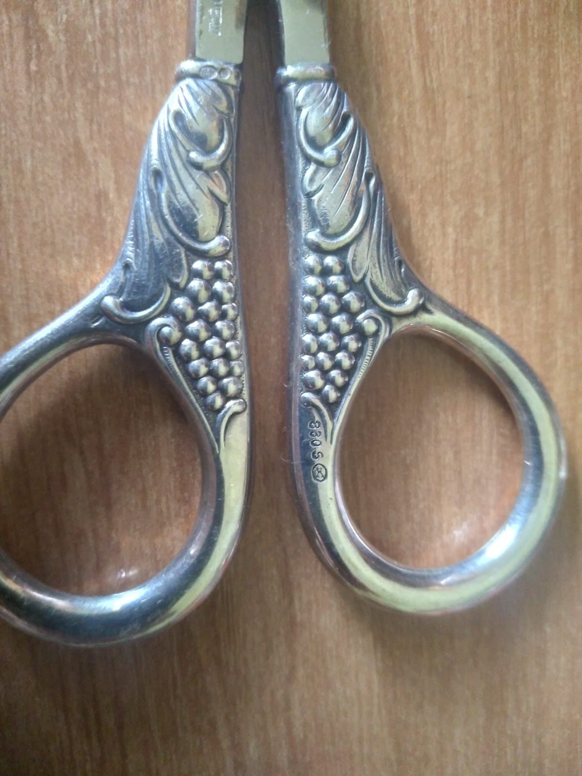 Stare srebrne nożyczki kolekcjonerskie