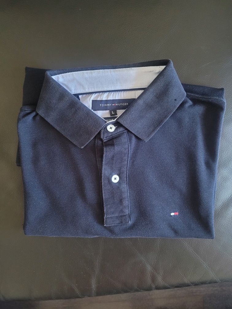 Polo Tommy Hilfiger xl różowa + 2 gratis