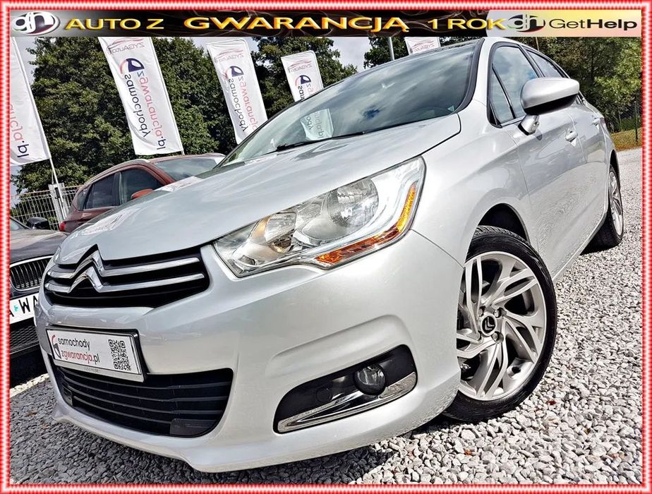 Citroën C4 Piękny CITROEN C4 1.6 16v 120KM przeb 158tyś SERWIS 1ROK GWARANCJI !!