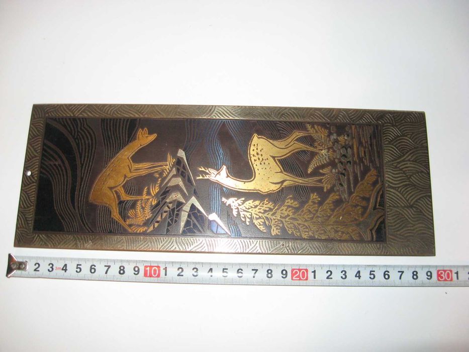 Гравюра картина на стали панно  Златоуст гравирование золочение СССР