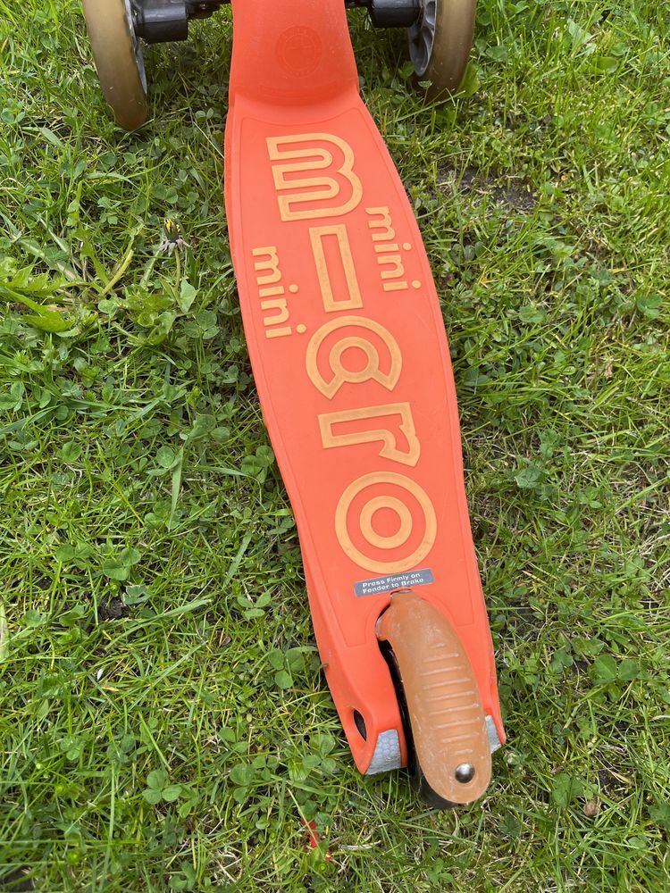 Hulajnoga mini micro deluxe pomarańcxowa orange