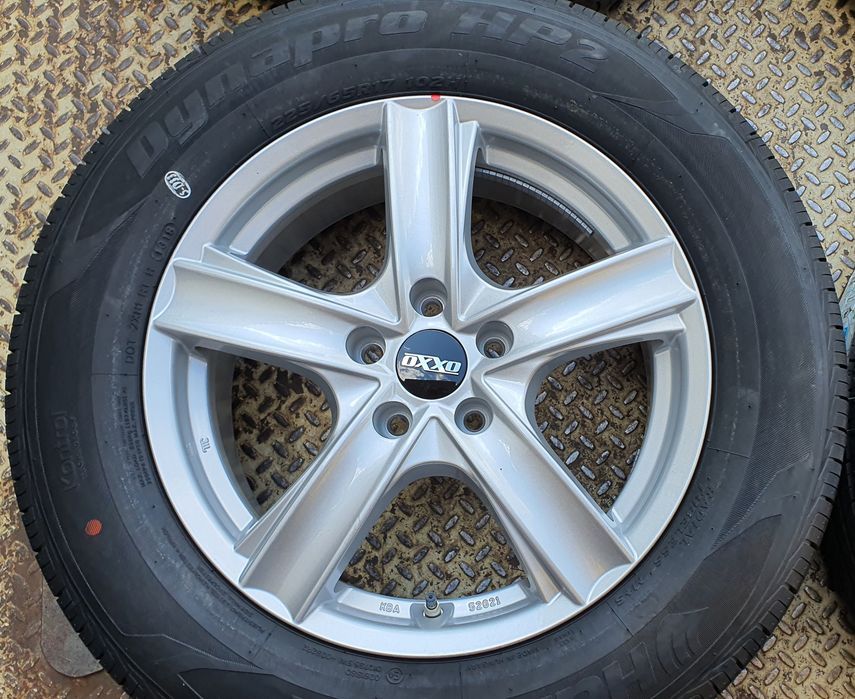 4x Felgi OXXO Novel 7x 17 5x114,3 ET40 + czujniki TPMS