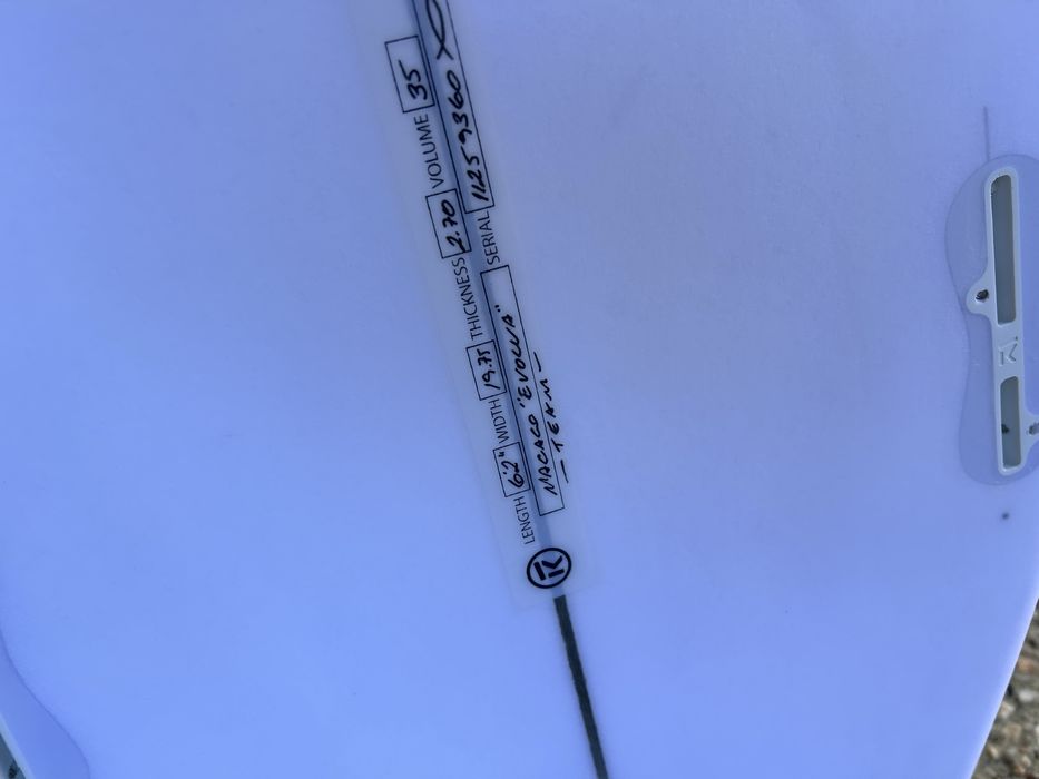 Prancha de surf RK epoxy NOVA nunca foi a agua e nunca levou parafina