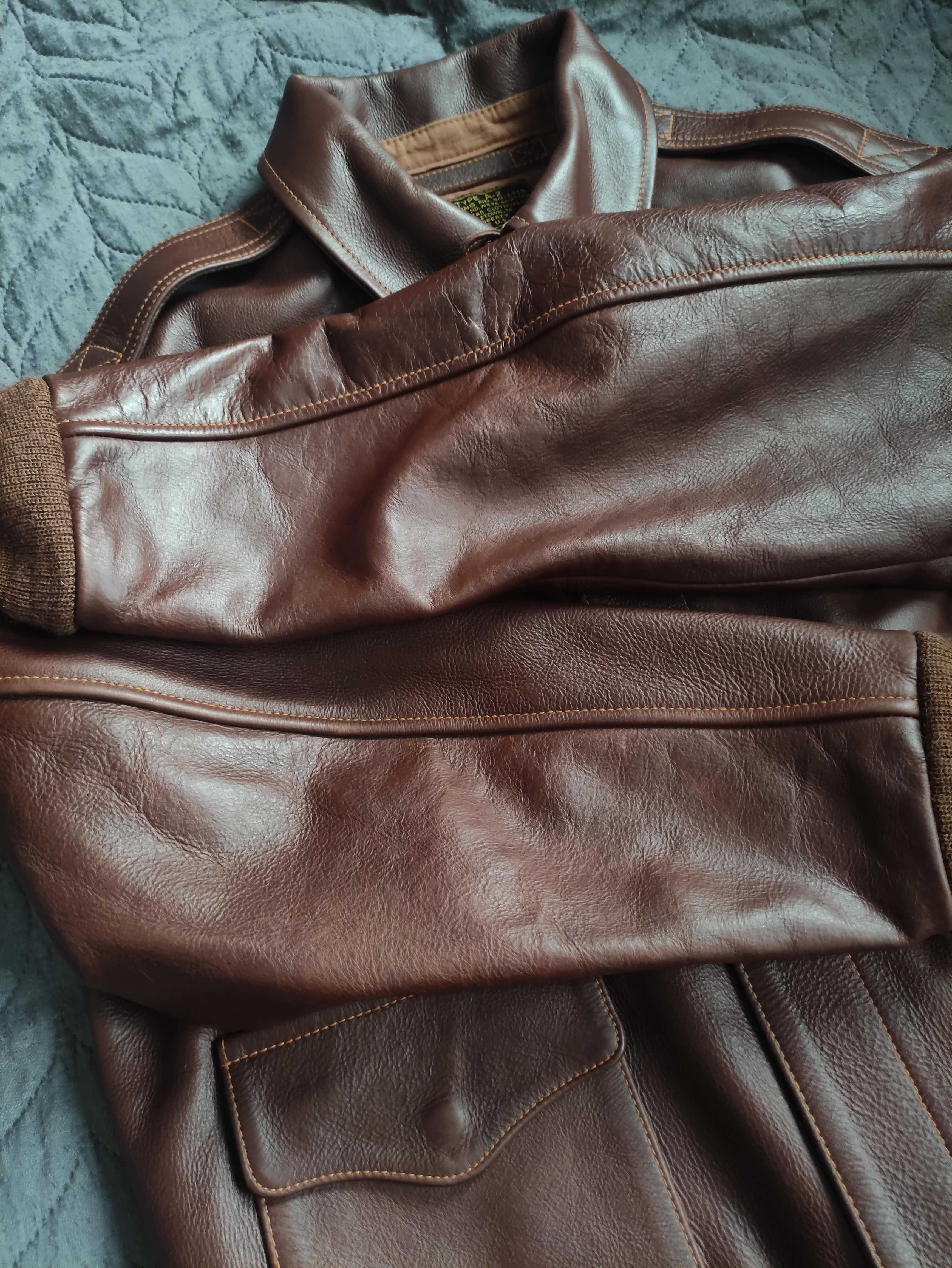 Kurtka pilota lotnicza A-2 nowa L USAF horsehide