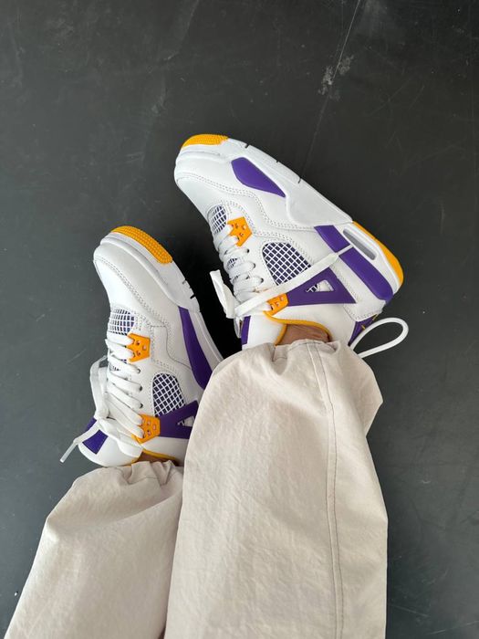 Buty Nike Air Jordan Retro 4 Lakers 36-40 damskie trampki