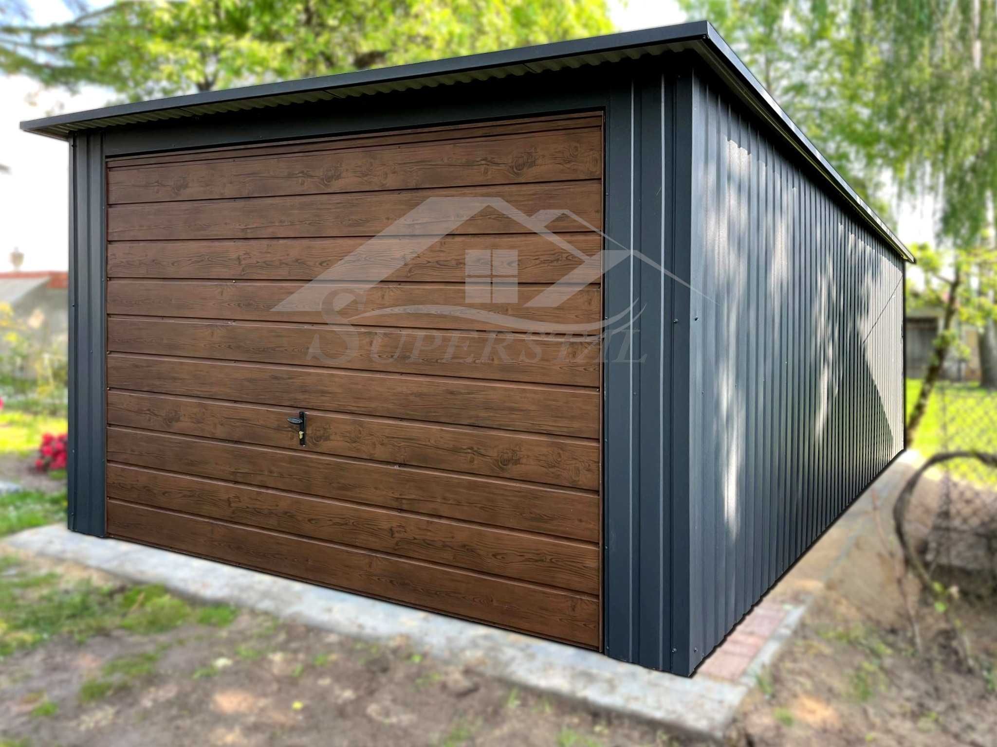Nowoczesny garaż blaszany na wymiar 3x4 3x5 3x6 4x5 4x6 4x7 5x6 6x5