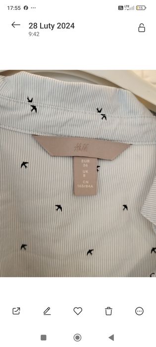 Koszula Tiffi hm r 36 zestaw super