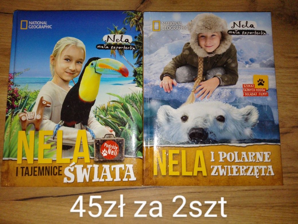 Nela mała reporterka, 2 książki. Polarne zwierzęta, tajemnice świata