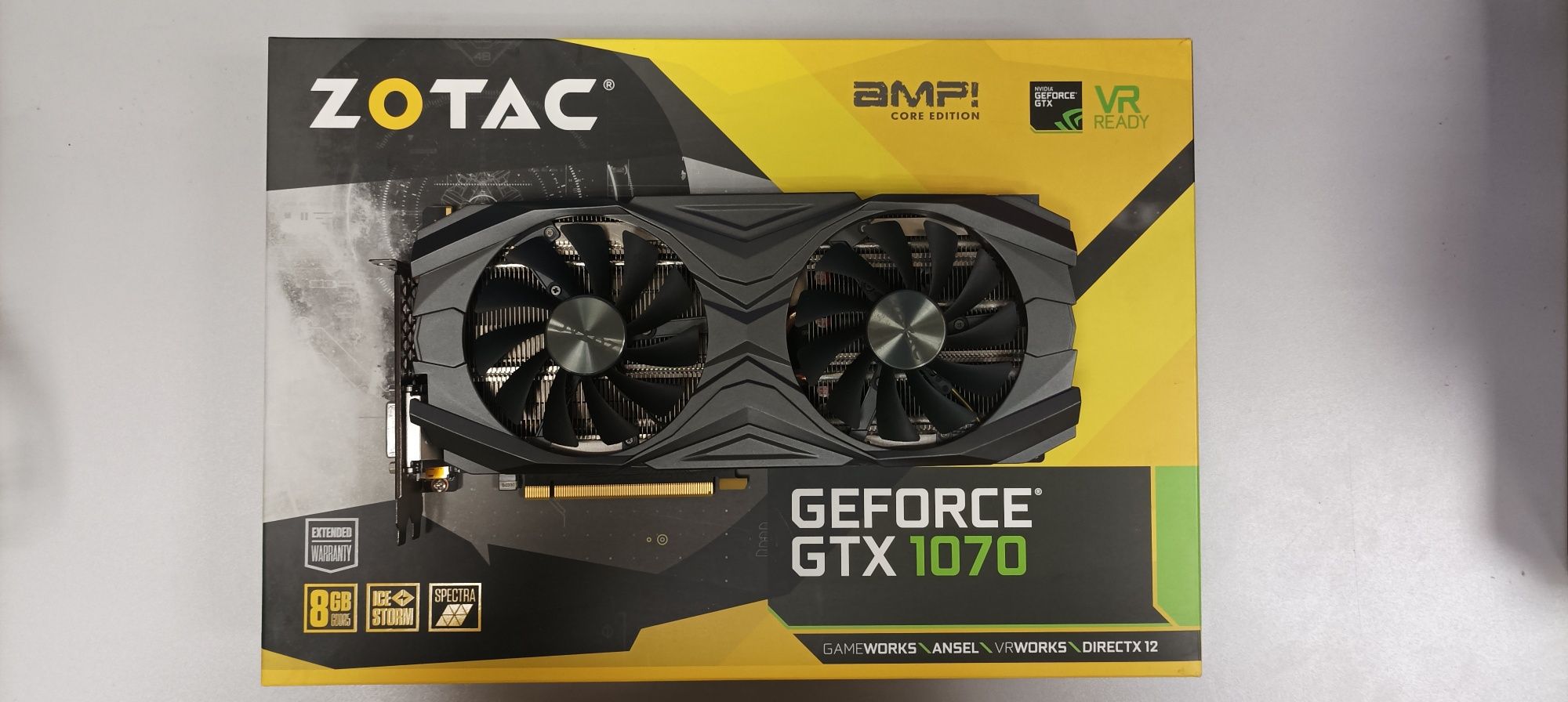 ZOTAC Geforce GTX 1070 8GB Amp Core EDITION