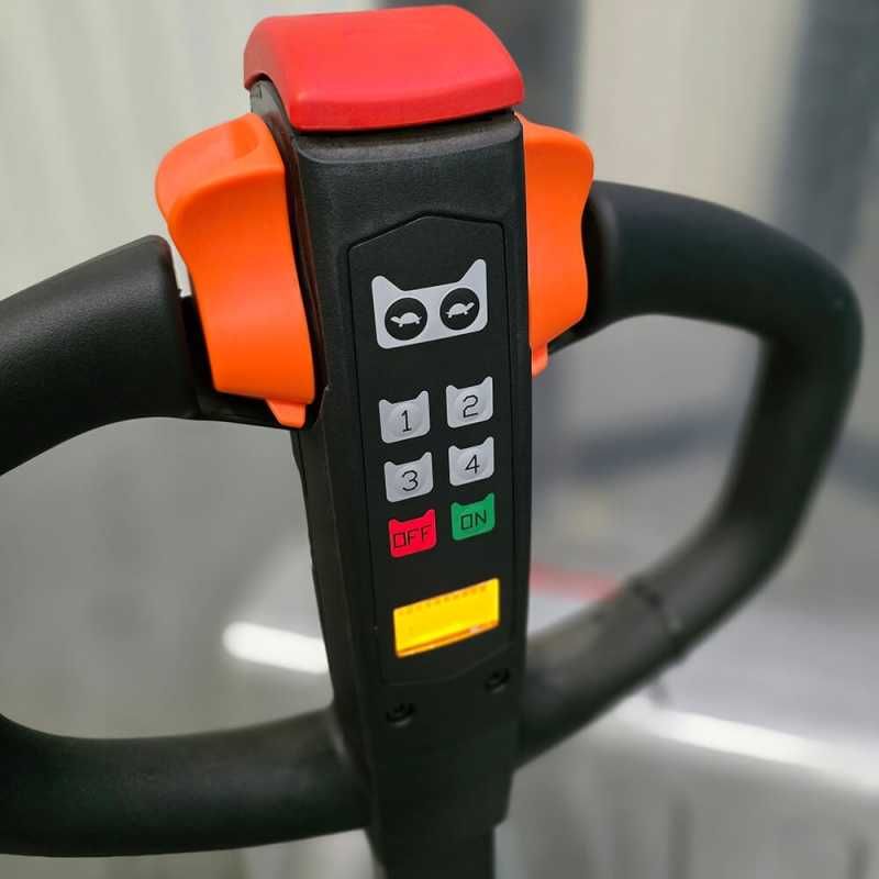 Elektryczny wózek podnośnikowy paleciak ESP1233 Udźwig 1200kg 3,3m