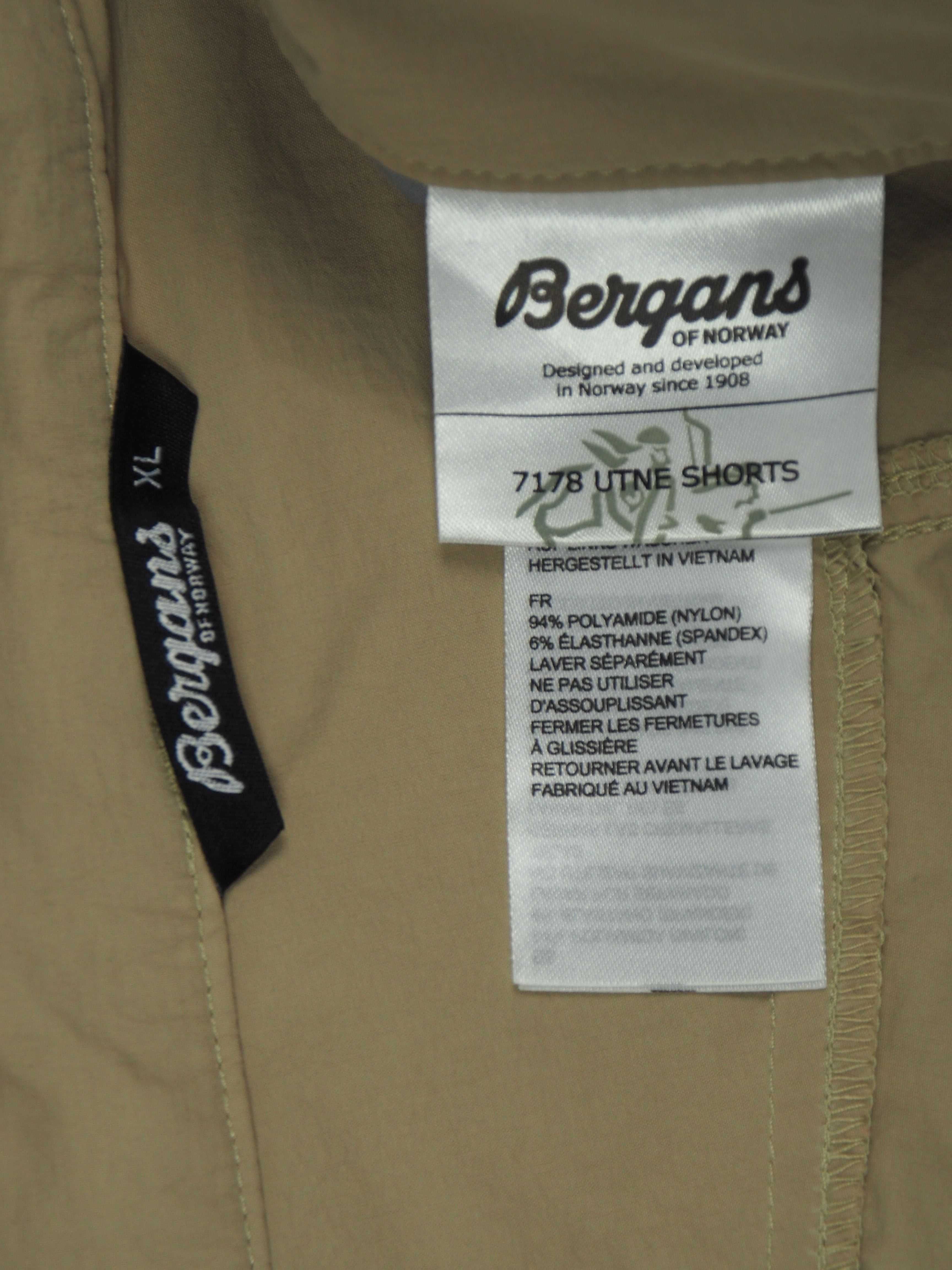 Bergans 7178 utne shorts szorty męskie r XL nowe