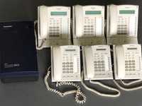 Centrala Panasonic KX TDA 30 + 6 telefonów systemowych (zestaw)