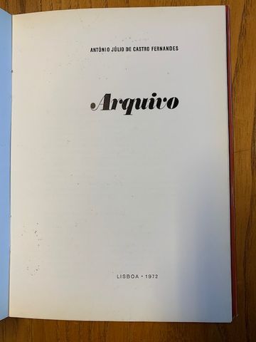 Livro "Arquivo"