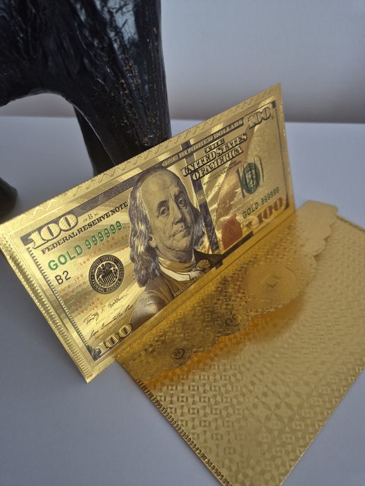 Elegancka koperta okolicznościowa 100$ - błyszcząca