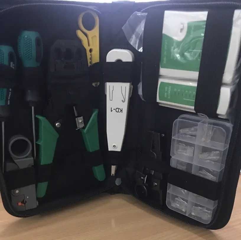 NOVO - Kit Ferramentas para Cabos de Rede